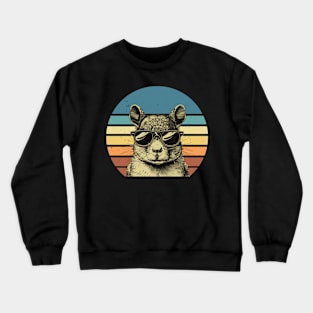 I Love Squirrel Wearing Glasses Pets Crewneck Sweatshirt
